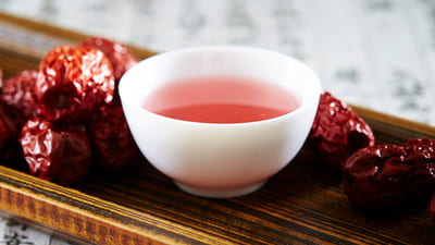 乾燥なつめとなつめ茶のイメージ