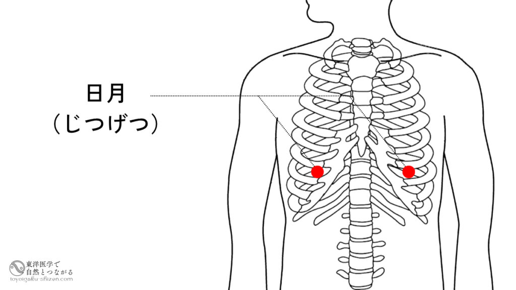 「日月（じつげつ）」のツボ